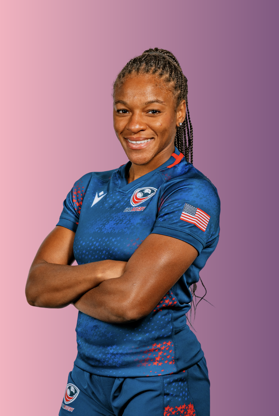 Ariana Ramsey in Team USA Rugby Sevens kit